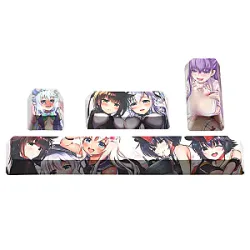 Ahegao Keycaps - Japanese Anime PBT Space Keycaps