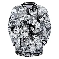 Ahegao Jackets - Trendy Printed Top Sale Jacket