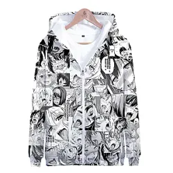 Ahegao Jackets - Fashion Printed Ahegao Jacket