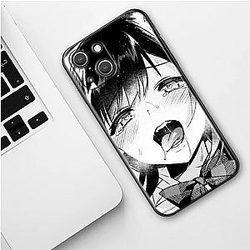 Ahegao manga girl for Apple iPhone 13 12 11 Pro Max Mini Phone Case AL2402