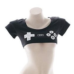 Crop Top T-shirt Expression Printed Crop Top Extra Short AL2402
