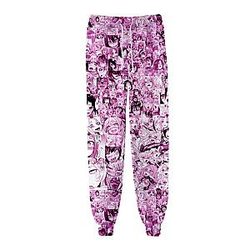 Anime Ahegao Sweatpants - Japanese Printed Sweatpant