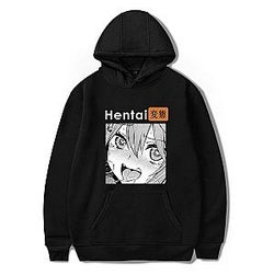 Sexy Ahegao Hentai Black Face Hoodie