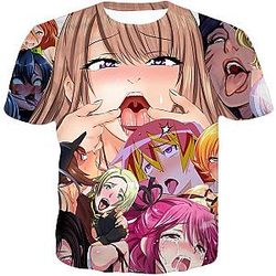 Sexy Ahegao Shirts Hot Anime Face
