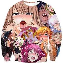 Sexy Ahegao Sweater Hot Anime Face