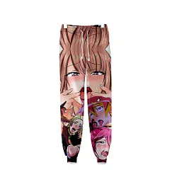 Anime Ahegao Sweatpants - Printed Sweatpant