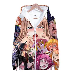 Ahegao Jackets - 3D Printed Ahegao Jacket