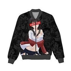 Hentai Ahegao Pattern 3D Print Jacket