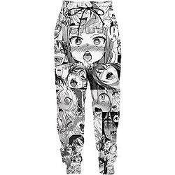 Ahegao Sweatpants - Printed Fashion Casual Sweatpants
