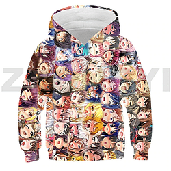 Anime 3D Ahegao Hoodie Hentai