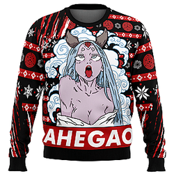Ahegao Kaguya Ugly Christmas Sweater