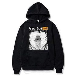 Hentai Anime Manga Ahegao Printed Hoodie