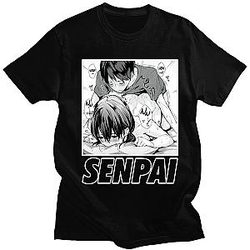 Hentai Waifu Senpai Ahegao Unisex T-shirt