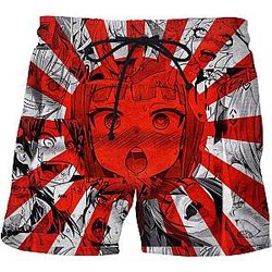 Ahegao Rising Sun Broadshort
