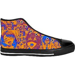 Ahegao Colorful Converse Shoes