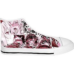 Ahegao Pastel Pink Shoes