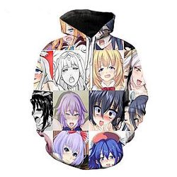 Colorfull Ahegao  Hoodie