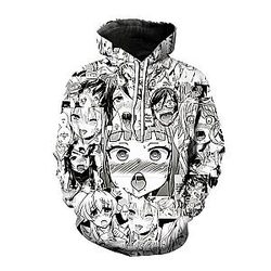 Ahegao 3D Hoodie