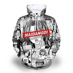 Maidangdi 3D Ahegao Hoodie
