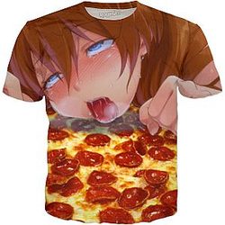 Ahegao Pizza T-shirt