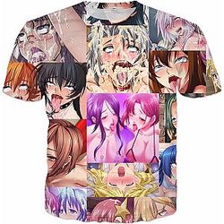Ahegao Colorfull T-shirt