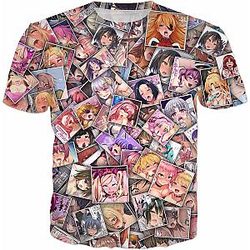 Ahegao Multicolor T-shirt