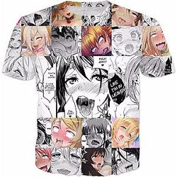 Ahegao Summer 3D T-shirt