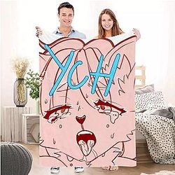 Ahegao Blankets - New Sexy Ahegao Lolita Hentai Anime Throw Blanket