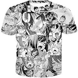 Sexy Ahegao Shirt Hentai Face