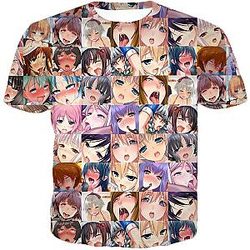 Sexy Ahegao Shirts Colorfull