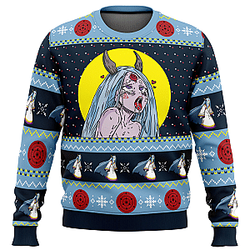 Ahegao Naruto Kaguya Otsutsuki Ugly Christmas Sweater