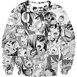 Sexy Ahegao Sweater Hentai Face