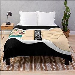 Ahegao Blankets - Yes Senpai Hentai Anime Throw Blanket