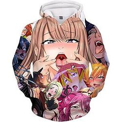 Sexy Ahegao Hoodie Hot Anime Face