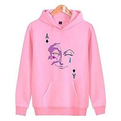 Sexy Ahegao Hisoka Pink Hoodie