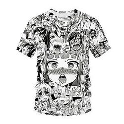 New Sexy Ahegao Girl Anime Shirt 3D
