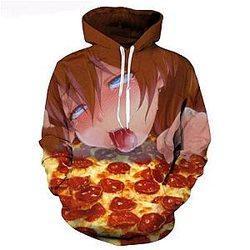 Sexy Ahegao Pizza Hoodie