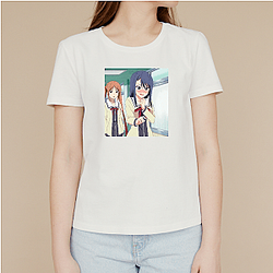 Aho-Girl Bananas, Friends, and Mayhem, Even Here! Fashion Aho Girl T-Shirts