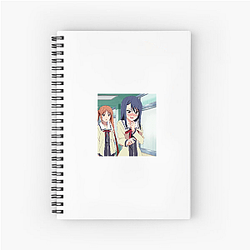 Aho-Girl Bananas, Friends, and Mayhem, Even Here! Fashion Aho Girl Notebook