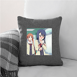 Aho-Girl Bananas, Friends, and Mayhem, Even Here! Fashion Aho Girl Pillows Cover