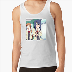 Aho-Girl Bananas, Friends, and Mayhem, Even Here! Fashion Aho Girl Tank Tops