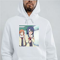 Aho-Girl Bananas, Friends, and Mayhem, Even Here! Fashion Aho Girl Hoodies