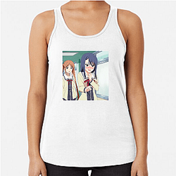 Aho-Girl Bananas, Friends, and Mayhem, Even Here! Fashion Aho Girl Tank Tops