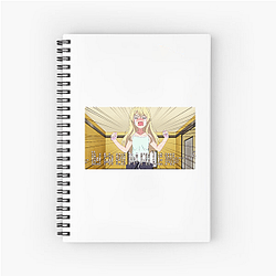 Aho-Girl Finding Laughter in the Absurd Vibe Aho Girl Notebook