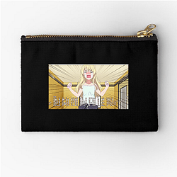 Aho-Girl Finding Laughter in the Absurd Vibe Aho Girl Zipper Pouches