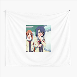 Aho-Girl Bananas, Friends, and Mayhem, Even Here! Fashion Aho Girl Tapestries