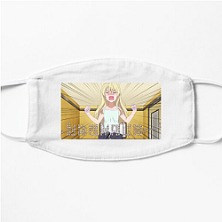 Aho-Girl Finding Laughter in the Absurd Vibe Aho Girl Face Masks