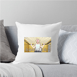 Aho-Girl Finding Laughter in the Absurd Vibe Aho Girl Pillows Cover