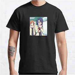Aho-Girl Bananas, Friends, and Mayhem, Even Here! Fashion Aho Girl T-Shirts