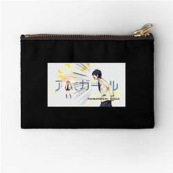Aho-Girl Just Pure, Unfiltered Silliness Look Aho Girl Zipper Pouches